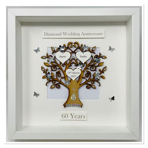 60th wedding anniversary present ideas